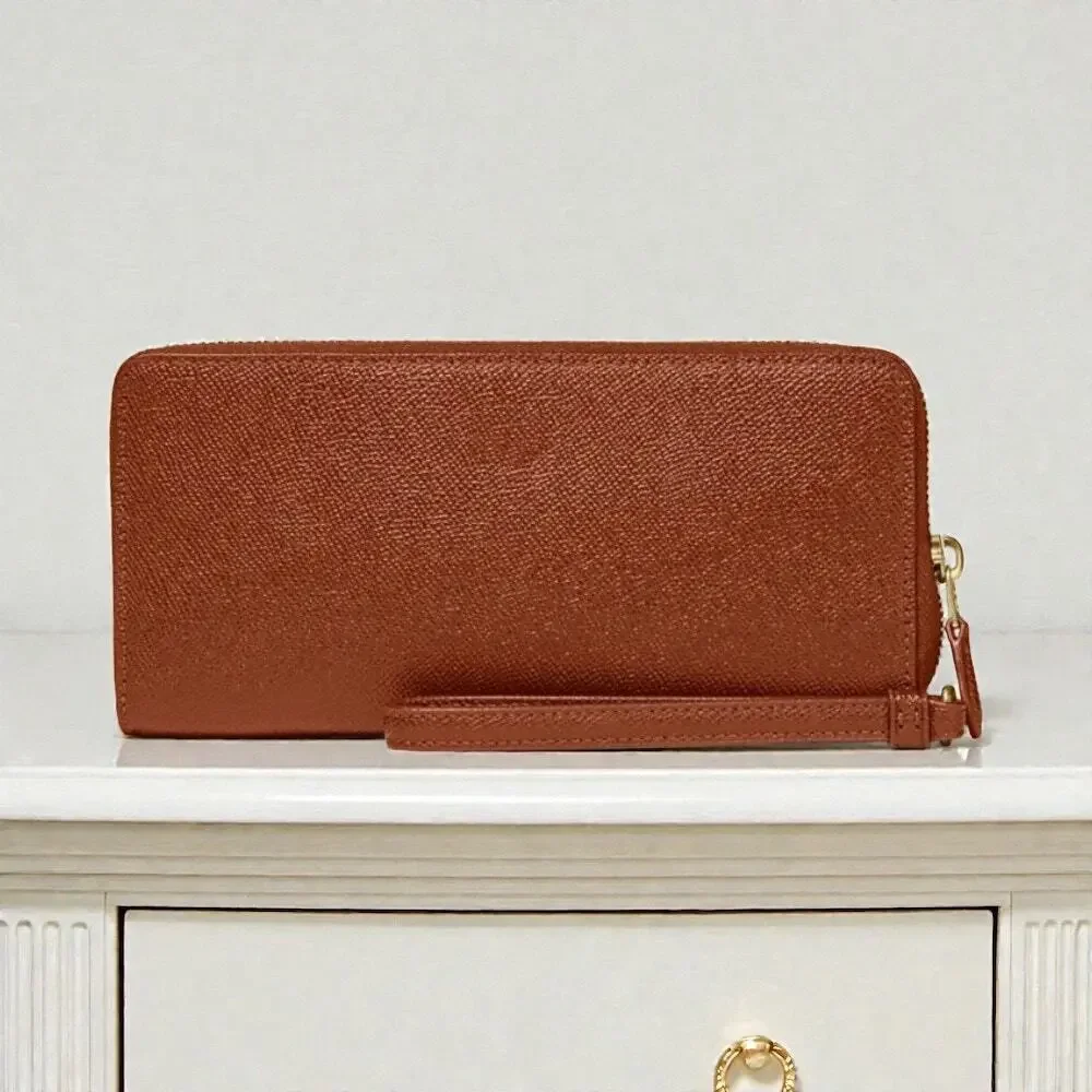 Coach Continental Leather Wallet in 1941 Saddle C7184
